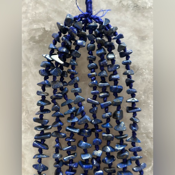 Lapis Lazuli Natural Gemstone 16in Strand - Picture 3 of 9